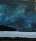 "Black Sun", triptych, oil on canvas , 50 x 44 cm