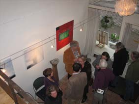 View of the gallery from the mezzanine