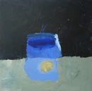 Abstrakt m&aring;lning av Ryn,  Arken 1, 40 x 40 cm