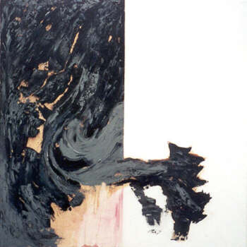 oil and encaustic painting by Ryn