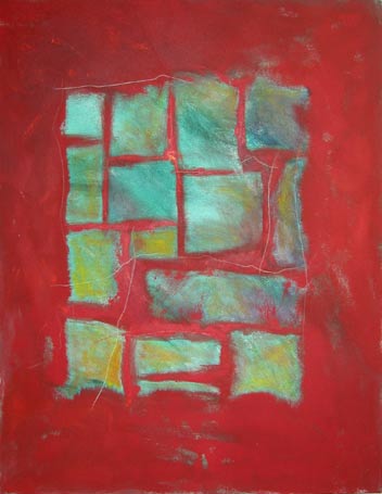 Abstract painting by Ryn