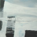 Vinter 1, olja p&aring; duk, 60 x 60 cm 